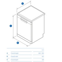 Haier 60cm Freestanding White Dishwasher HDW13V1W1 hero image