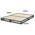 Zinus Queen 15cm Joseph Metal Bed Frame with Bed Platform Base Black AU-MBBF-6Q image NaN