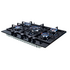 Brohn 70cm Natural Gas Cooktop Tempered Glass Black BRG7000BLK image NaN