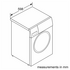Bosch Series 6 9kg Front Load Washing Machine Graphite WGG2449RAU image NaN
