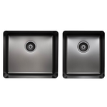 Titan large and Medium Bowl Sink Gunmetal TSGM4052 hero image