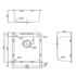 Abey 30Ltr Stainless Steel Laundry Tub with Dual Bypass LK30A image NaN