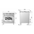 ILVE 90cm Freestanding Dual Fuel Oven/Stove NT96WMP/BK image NaN