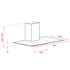 Airvolution 90cm Flat Glass Canopy Rangehood Stainless Steel ARGF90BTS  image NaN