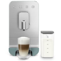 Smeg Automatic Coffee Machine with AutoMilk Emerald Green BCC13EGMAU hero image