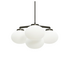 CTO Lighting Cloudesley Small Chandelier Light - Bronze with Opal Glass CLOCHSBZGO image NaN