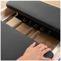 Lifespan Fitness Contour 2 Folding Wood Pilates Reformer Set Black LFRF-CONTFLD2 hero image