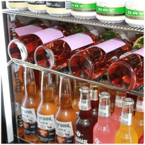 Schmick 105L Quiet Running Under Bench Bar Fridge Stainless Steel SK116SD hero image