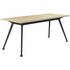 OLG Team Meeting Tables 2100x900 Black Frame/ New Oak Worktop OG_TT219_B_NO image NaN