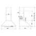 Smeg 60cm Canopy Stainless Steel Rangehood SHW610X2 image NaN