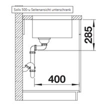 Blanco Solis 500-U Single Bowl Undermount Sink 528000 hero image