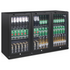Husky 280L Eco Triple Door Bar Fridge Black C3HECO840BKAU image NaN
