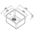 Abey LT100B 31L Single Inset Laundry Tub with Overflow image NaN