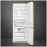 Smeg 510L 50's Style Retro Style Bottom Mount Fridge FAB38RCRAU image NaN