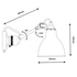 DCW Editions Gras 304SW Wall Light - Conic Black 304SWBL image NaN