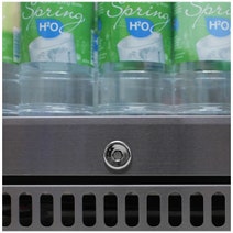Schmick 118L Alfresco 304 Stainless Steel Bar Fridge With Heated Glass and Triple Glazing Left Hinge SK118L-SS hero image
