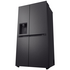 LG 625L Side by Side Fridge with Non-Plumbed Ice and Water Matte Black GS-N599MBL image NaN