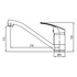 Oliveri London Single Lever Mixer Chrome LON580CR  image NaN