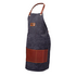 Tramontina Churrasco Black Fabric and Faux Leather Apron 26571000 image NaN
