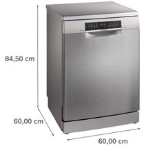 Bosch 60cm Series 8 Freestanding Dishwasher Stainless Steel SMS8ZCI01A hero image