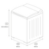Fisher & Paykel Series 3 5.5kg Top Load Washing Machine MW513 image NaN