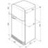 Smeg FAB50RAP 473L Top Mount Fridge image NaN