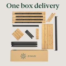 Zinus Moiz Queen Bamboo Wooden Bed Base AU-FBMMB2ZC-12Q hero image