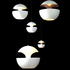 DCW Editions Here Comes The Sun 250 Pendant Light - White HCS250WHWH image NaN