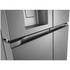 LG 506L French Door Fridge with Slim In-Door Ice and Water Dispenser Stainless Steel GF-L500PL image NaN