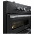 Artusi 90cm Dual Fuel Freestanding Oven Matte Black AFGR935B image NaN