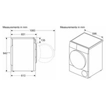 Bosch Series 4 8kg Heat Pump Tumble Dryer WTH83001AU hero image