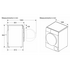 Bosch Series 4 8kg Heat Pump Tumble Dryer WTH83001AU image NaN