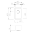 Oliveri Sonetto Single Bowl Undermount Sink SN1020U  image NaN