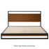 Zinus Ironline Metal & Wood Bed Frame Double AU-IRPBH-D image NaN