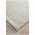 Rug Culture Helena Woven Wool Rug Grey White 225x155cm STUD-321-SIL-225155 image NaN