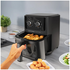 Kitchen Couture 6.5L Compact Air Fryer Viewing Window Black 10005261 image NaN