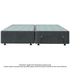 Sealy Spacesaver Super King Split Bed Base Front Drawer / Left Drawer Charcoal SV-CHAR-SSK-FL image NaN