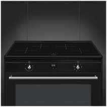 Smeg 90cm Induction Freestanding Oven Black CX91IMBL hero image