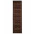 Rug Culture Istanbul Medium Red, Black Rug 300X80CM - IST-5-RB-300X80 image NaN