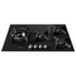 ASKO 80cm Natural Gas 4 Burner Cooktop with Fusion Volcano Burner Black Ceramic Glass HG8843BGD1 image NaN