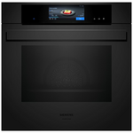 Siemens iQ700 60cm ecoClean Oven with fullSteam Matte Black HS938GDM1 hero image