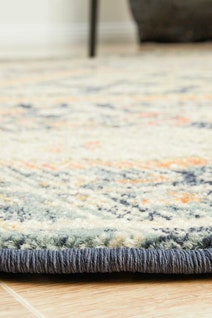 Rug Culture Legacy Large Multi-coloured Rug 240X240CM - LEG-863-NAVY-240X240 hero image