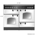 Falcon CLAS110NGFBL-CH 110cm Freestanding Natural Gas Oven/Stove image NaN