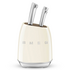 Smeg 50s Retro Style 6 Piece Knife Block Set Cream KBSF02CR image NaN