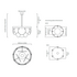 CTO Lighting Sasha Pendant Light - Satin Brass with Fritted Glass SASPEOSBFG image NaN