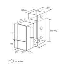 Artusi 350L Integrated Bottom Mount Fridge AINT7000 hero image