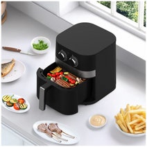Kitchen Couture 5.5L Compact Air Fryer Stylish Powerful Black 10005260 hero image