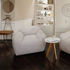 I Am Fake - Proudly Animal-Free, Cream Snug Chair - HCXSNUSA20BCRE image NaN