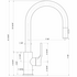 The Galley Ideal Gooseneck Bar Mixer Tap - Satin Black IBT-D-BSS-AU image NaN