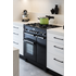 Falcon 90cm Kitchener Freestanding Dual Fuel Oven/Stove Black and Chrome KCH90DFFBL-CH  image NaN